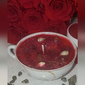 Teacup Candle, Attract Love Spell, Oshun Candle, Manifest Love, Road Opener